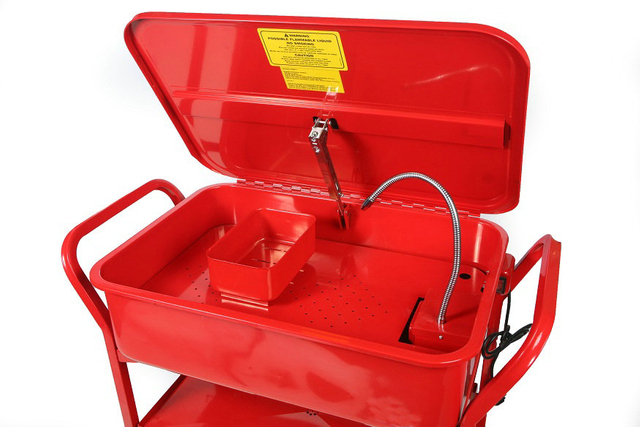 90 litres Verrijdbare Ontvetterbak Met Pomp